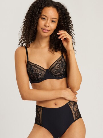 Soutien-gorge ' Selma ' Hanro en noir : devant