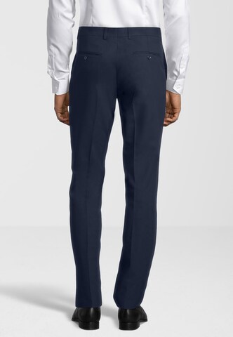 Coupe slim Pantalon à plis Steffen Klein en bleu