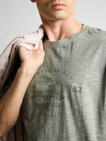 TOM TAILOR T-Shirt in Grün