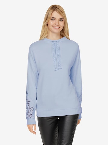 Linea Tesini by heine Sweatshirt in Blue: front