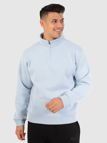 Sweat-shirt ' Emilio ' Smilodox en bleu : devant