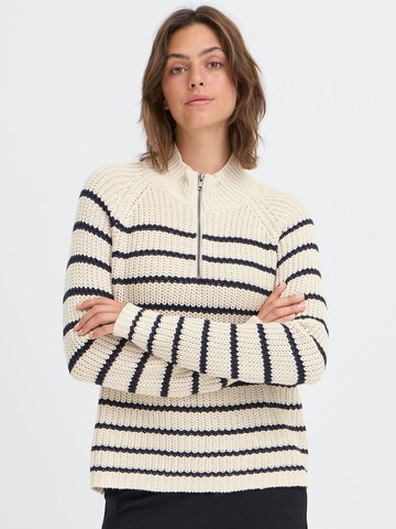 Oxmo - Pullover 'KANNA' em branco: frente