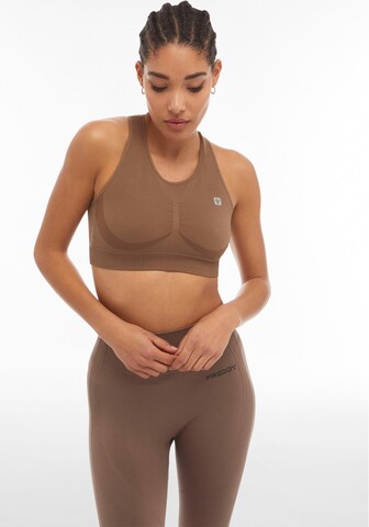 Freddy Bralette Sports Bra in Brown: front