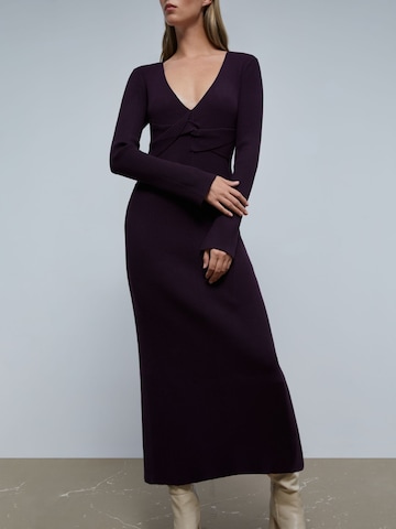 Scalpers Knitted dress in Purple
