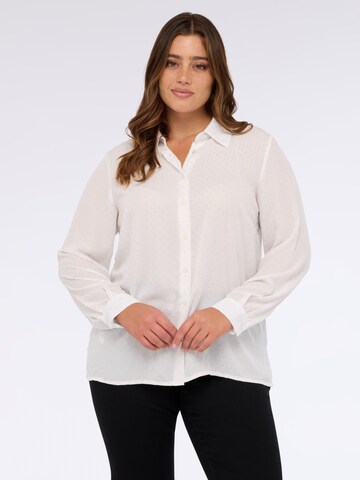 Fiorella Rubino Blouse in Wit: voorkant