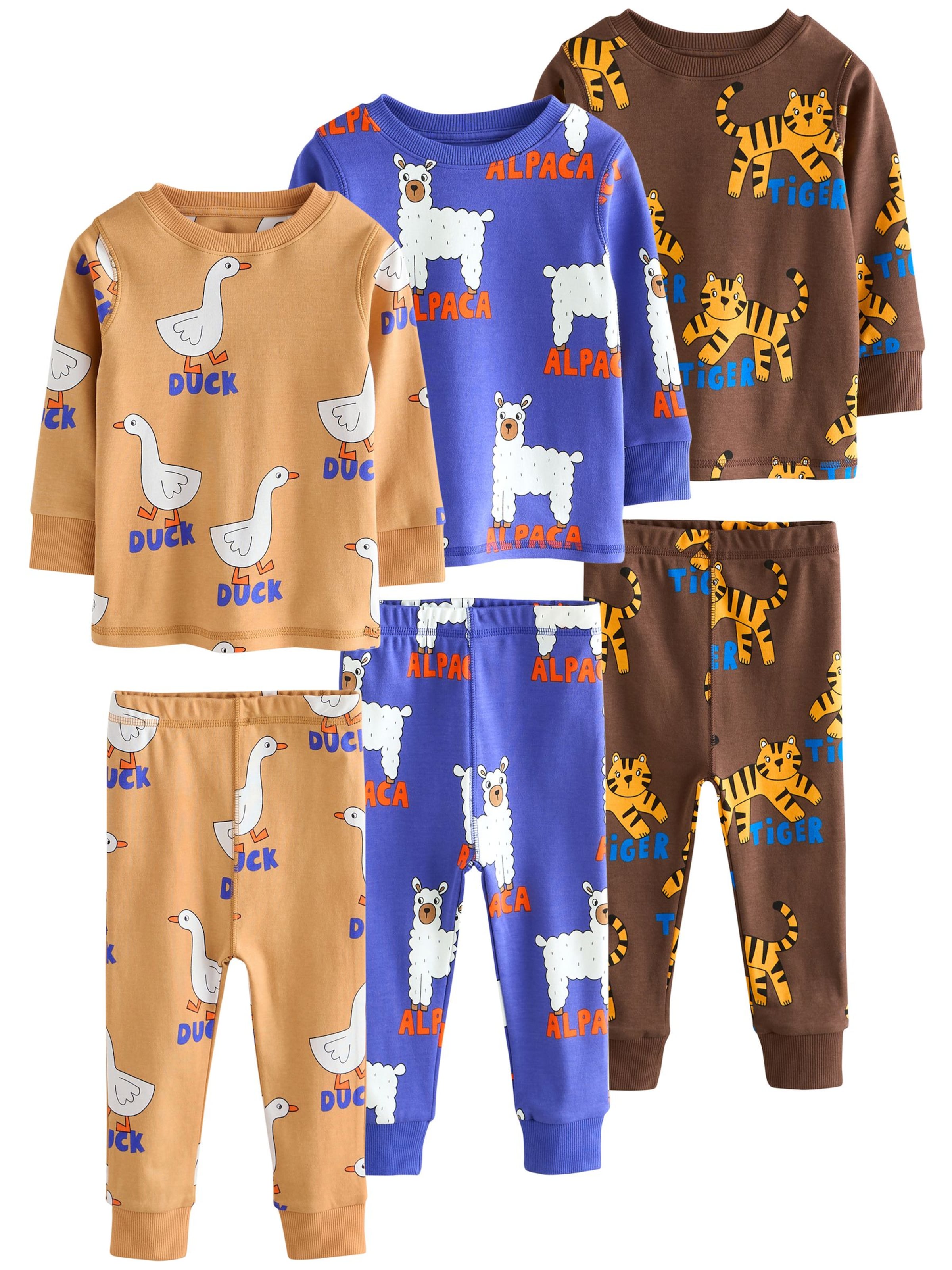 Next Pyjamas i beige: framsida