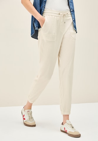CECIL Tapered Hose in Weiß: Vorderseite