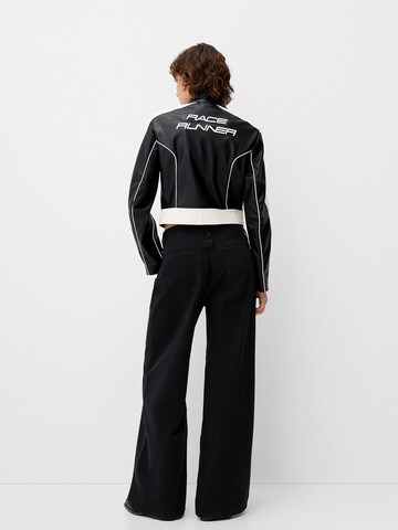 Geacă de primăvară-toamnă de la Bershka pe negru