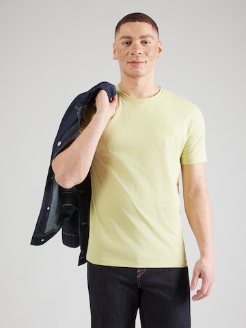 BOSS Koszulka 'Tales' w kolorze żółty: przód