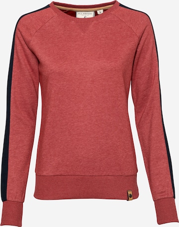 Fli Papigu Sweatshirt 'Mary Jane Hase' in Red: front