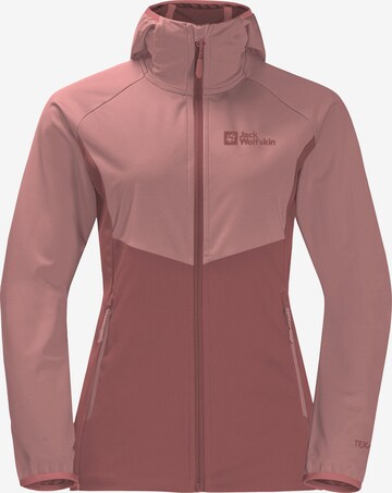 JACK WOLFSKIN Outdoorová bunda – pink: přední strana