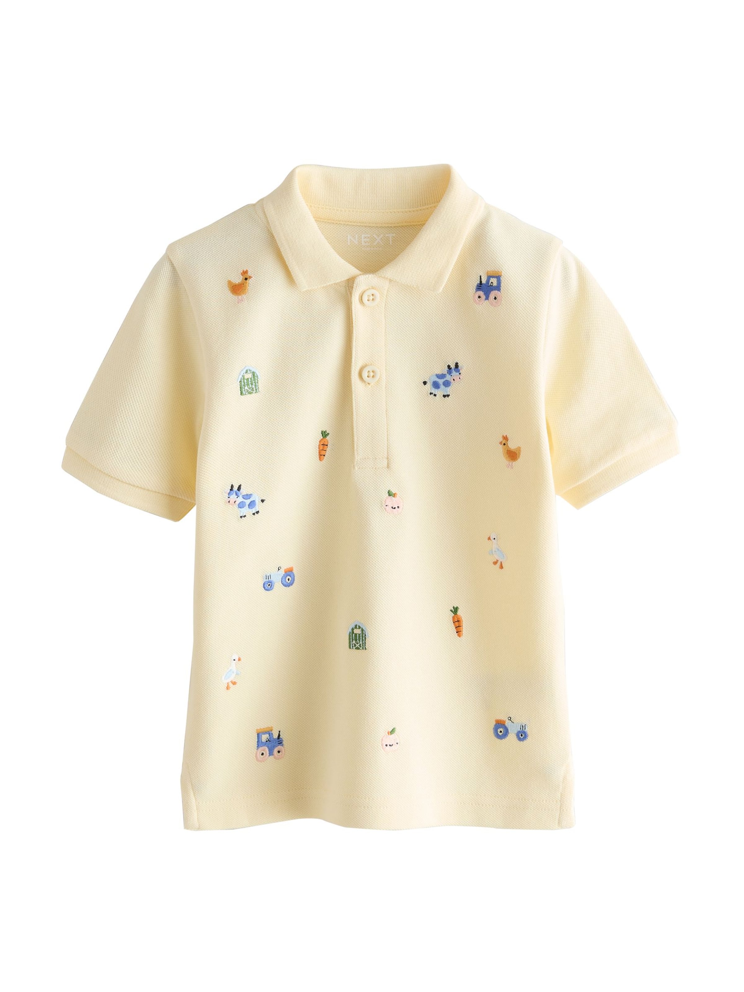 Next Футболка в Желтый: спереди