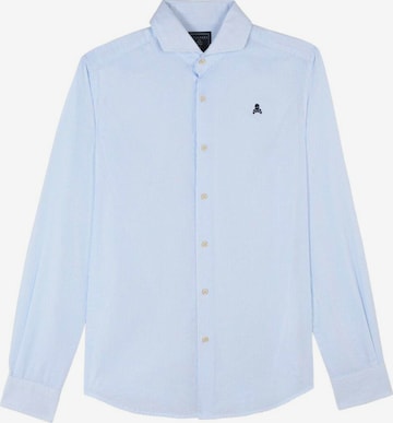 Scalpers Regular fit Button Up Shirt 'Elisée' in Blue: front