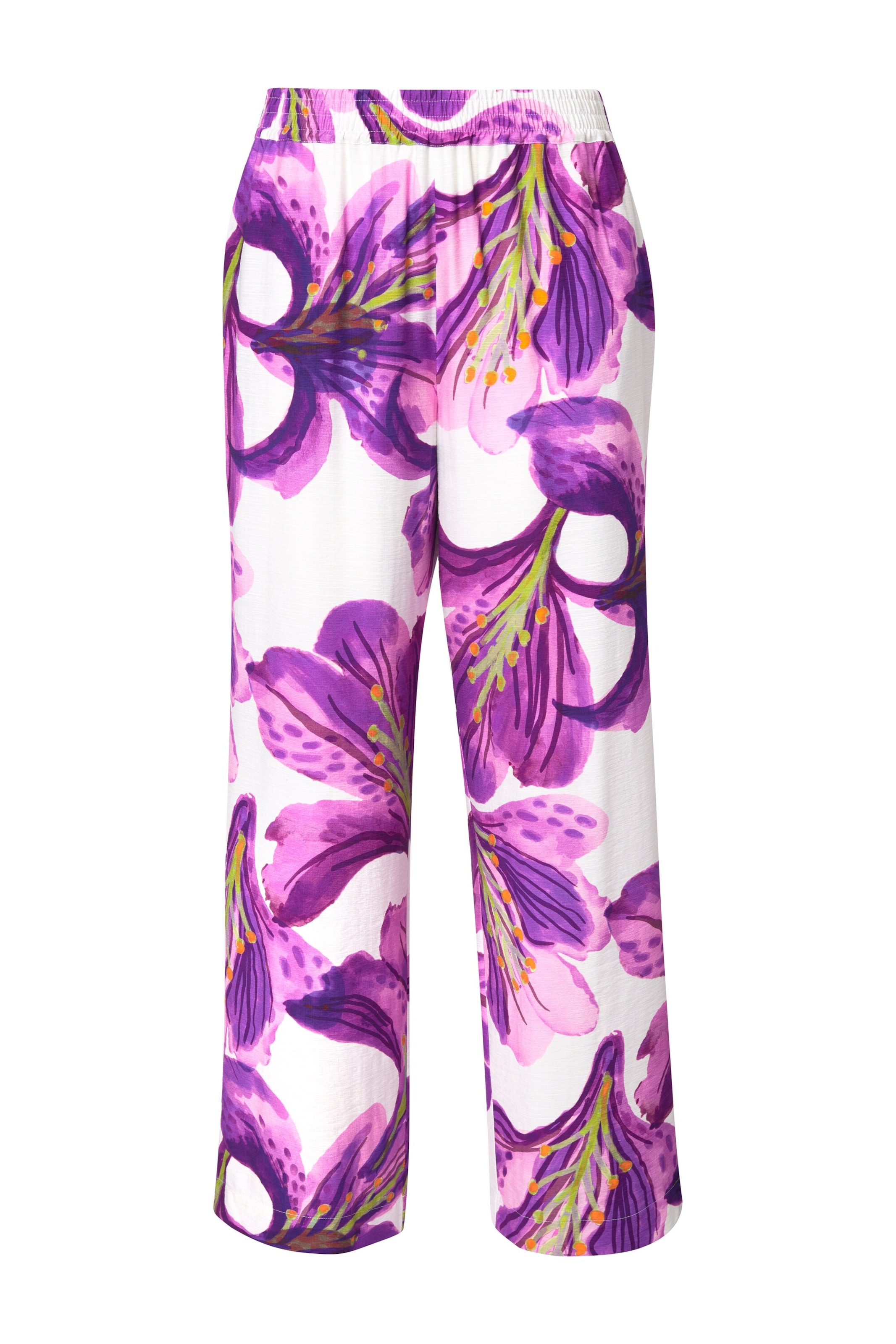 Ulla Popken Broek in Wit: voorkant