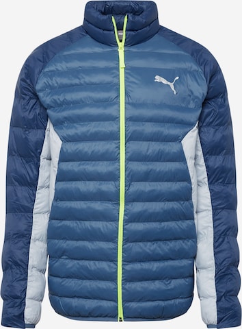 Giacca per outdoor di PUMA in blu: frontale