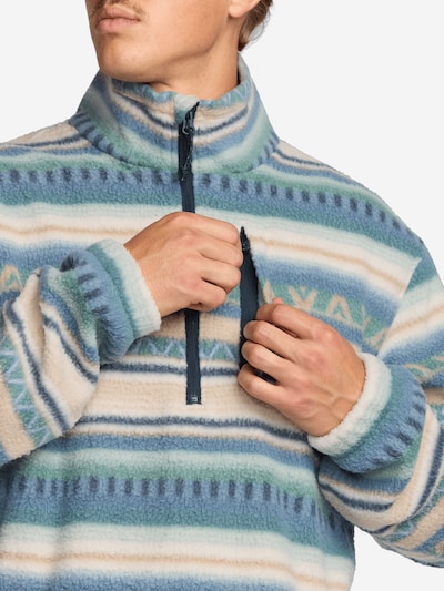 BILLABONG Pullover in S in beige / taubenblau / weiß, Produktansicht