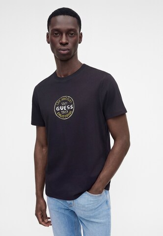 Maglietta di GUESS in nero: frontale