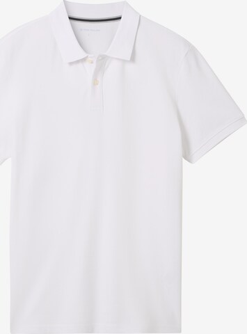 T-Shirt TOM TAILOR en blanc : devant