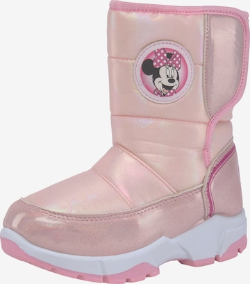 Disney Minnie Mouse Rubber Boots in Pink: front