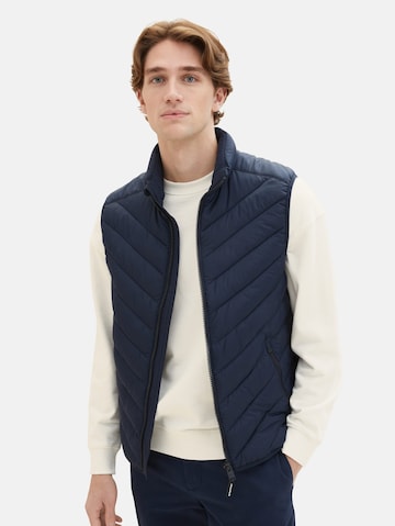 Gilet TOM TAILOR en bleu