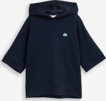 Sweat-shirt TOM TAILOR en bleu : devant