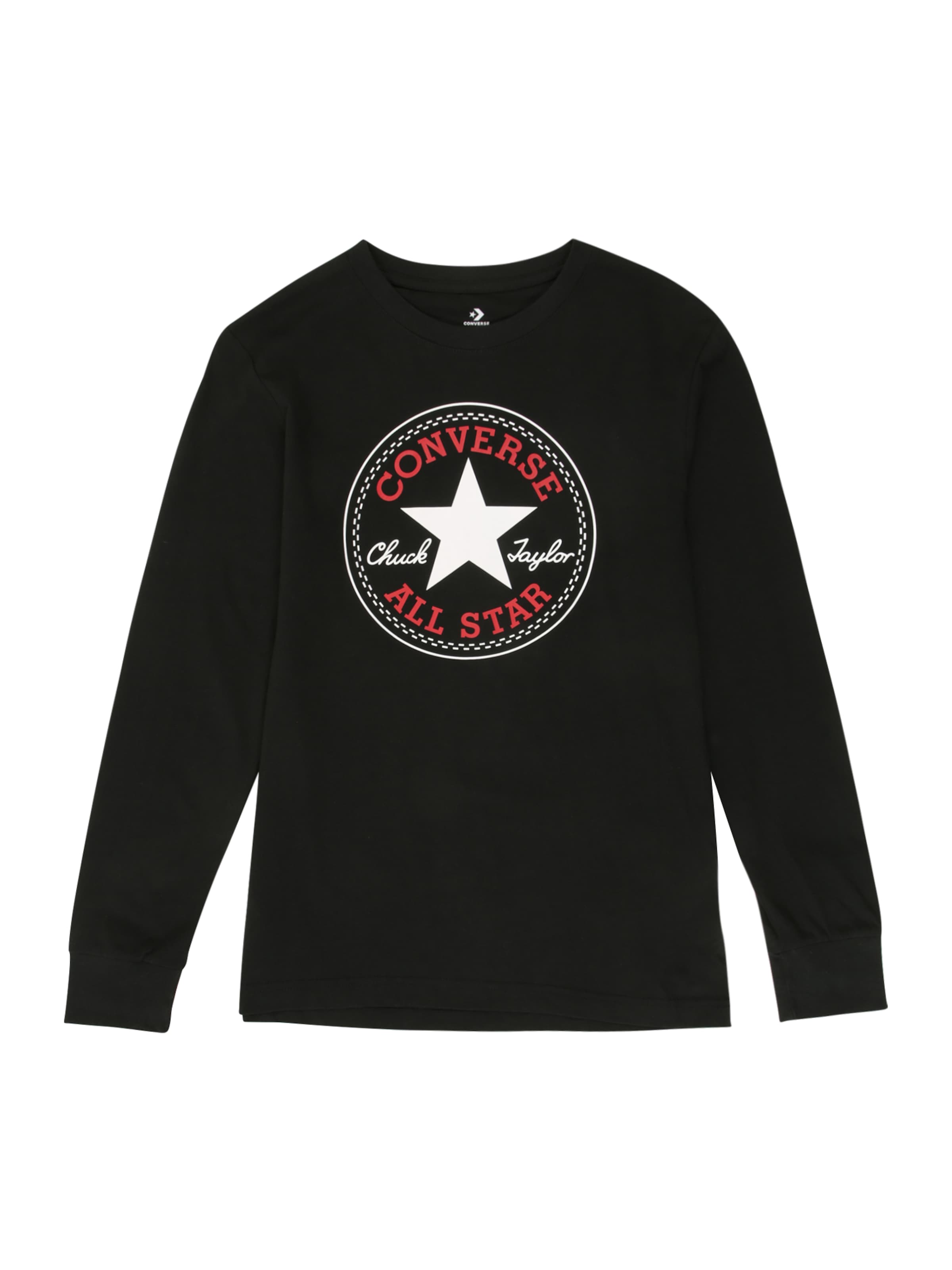 CONVERSE Μπλουζάκι &#x27;Chuck&#x27; σε μαύρο: μπροστά