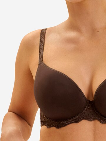 Simone Perele T-shirt Bra 'Caresse' in Brown
