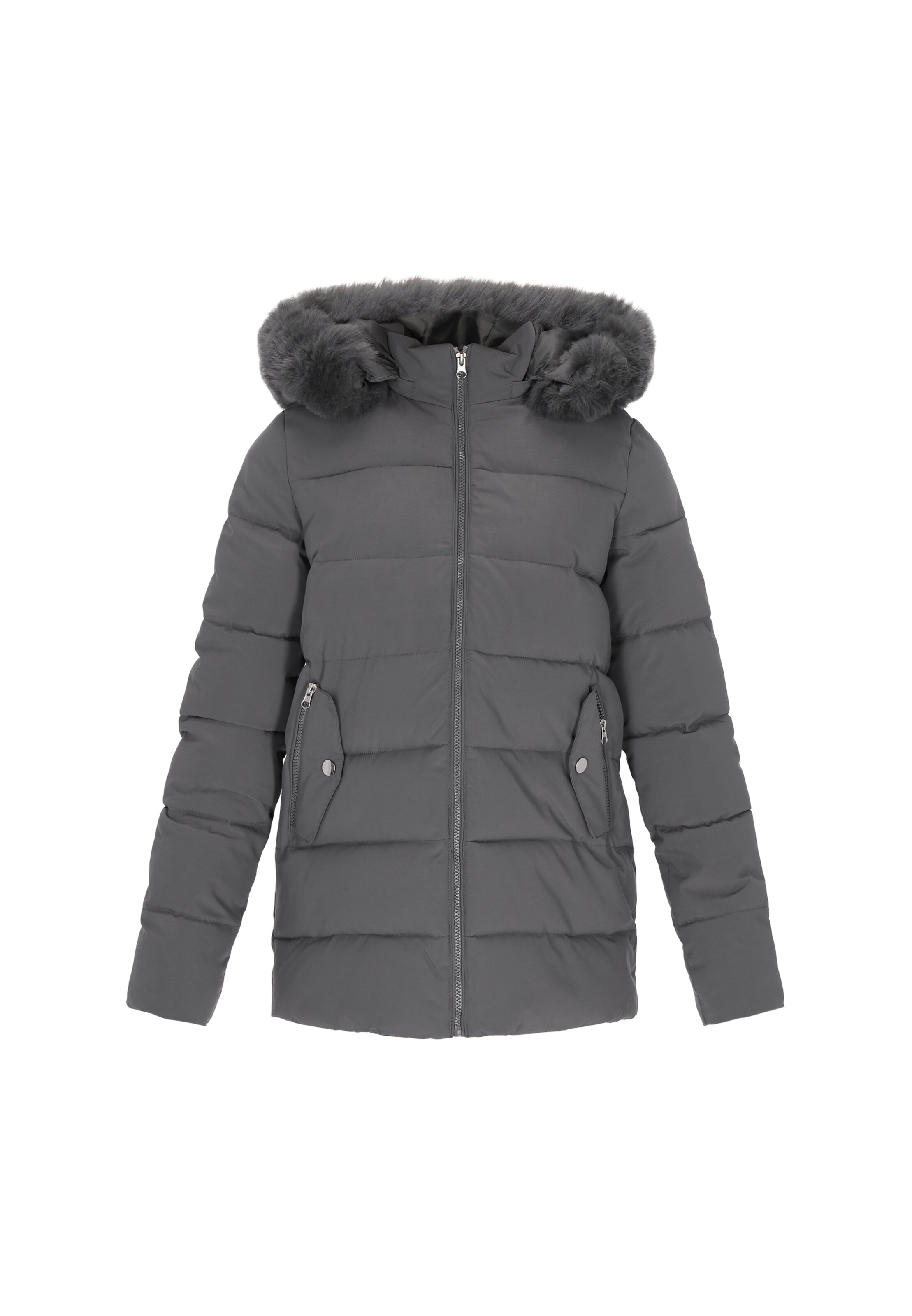 Usha Winter Coat in Grey, Item view