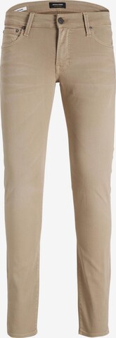 JACK & JONES Slimfit Jeans in Beige: predná strana