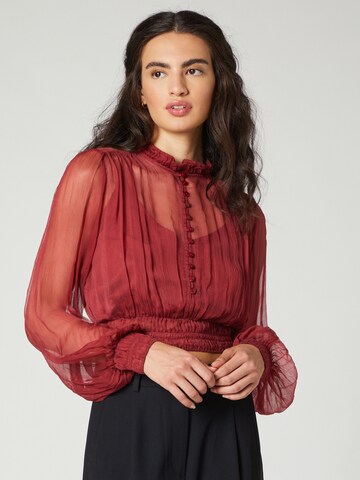 Camicia da donna 'Lissey' di Guido Maria Kretschmer Women in rosso: frontale