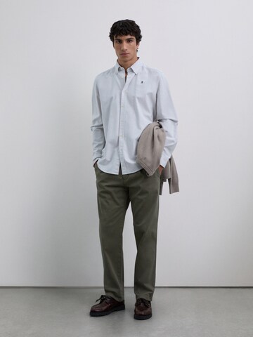 Scalpers Comfort fit Button Up Shirt in Grey: front