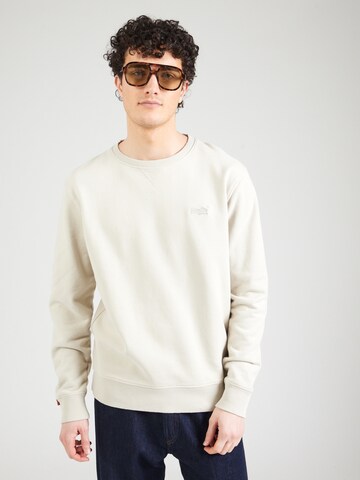 Superdry Sweatshirt 'Essential' in Beige: front