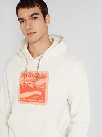 NAPAPIJRI Sweatshirt 'BOYD' in Wit