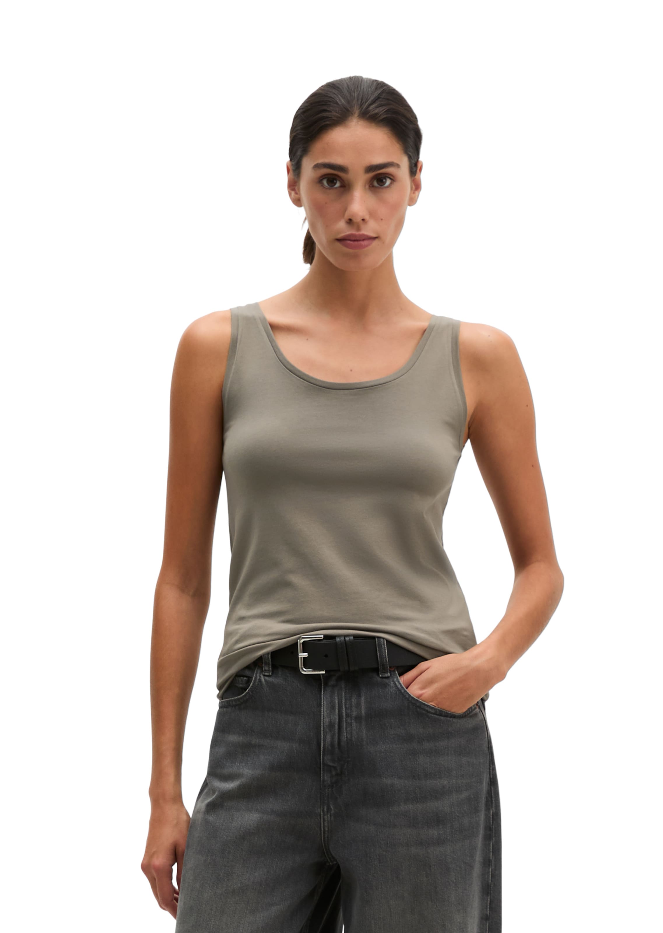 Marc O'Polo Top in Braun: Vorderseite