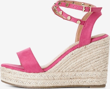 CAFè NOIR Sandalen in Pink: Vorderseite