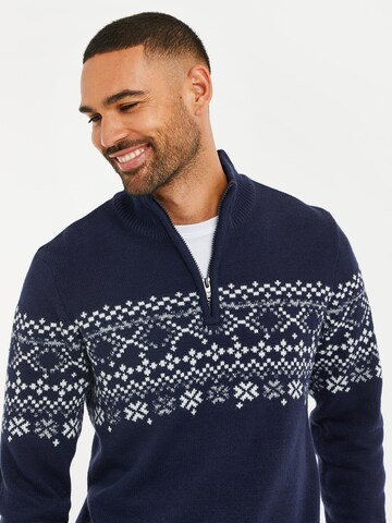 Threadbare Pullover 'Colorado' in Blau