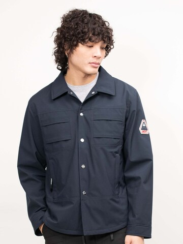 JACK1T Outdoorjas ' Eden-Hemd ' in Blauw: voorkant