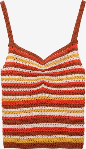 Pull&BearTop s naramenicama - crvena boja: prednji dio