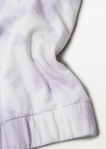 Sweat-shirt 'Tie' MANGO en violet