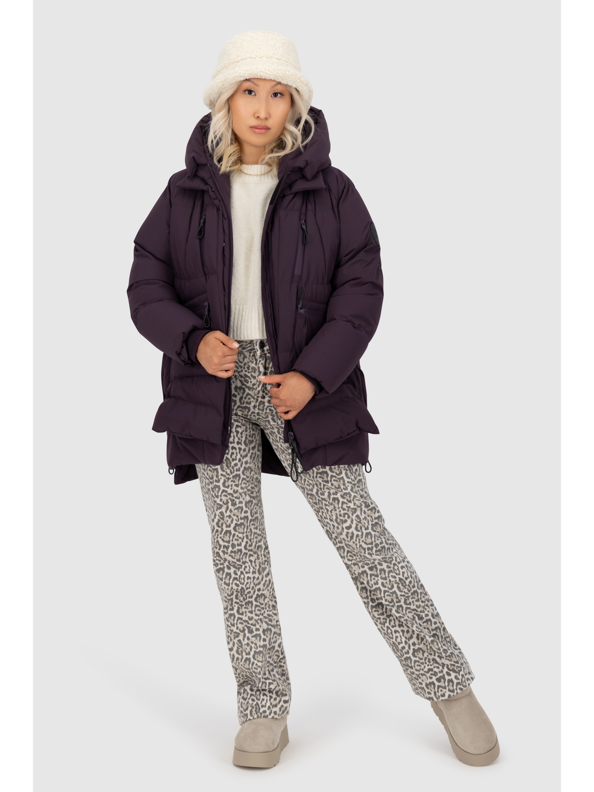 alife & kickin Winterjacke 'RachelAK A'‌‌‌‌‌ in Lila