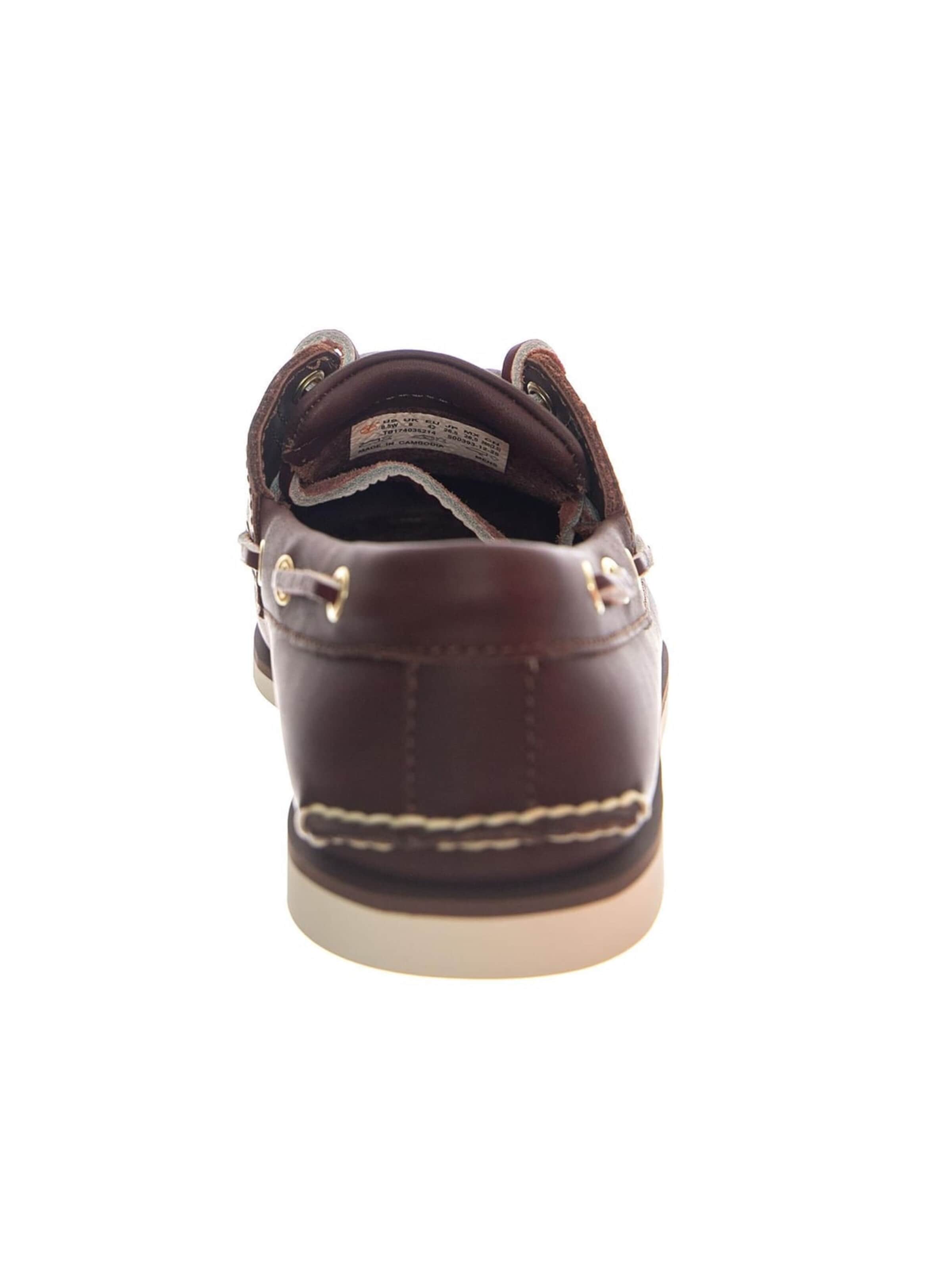 TIMBERLAND Veterschoen 'CLAS Boat Shoe Brown' in Bruin