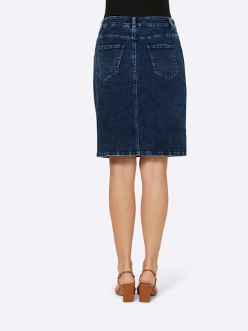 heine Rok in Blauw