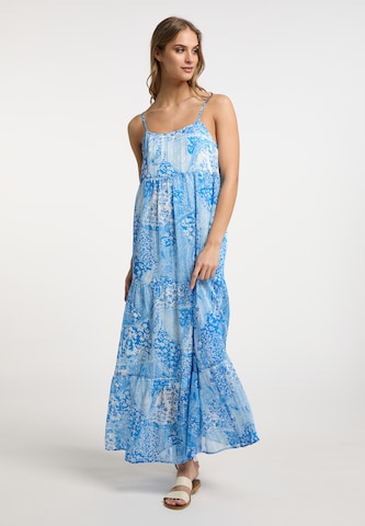 Rochie de vară de la IZIA pe albastru