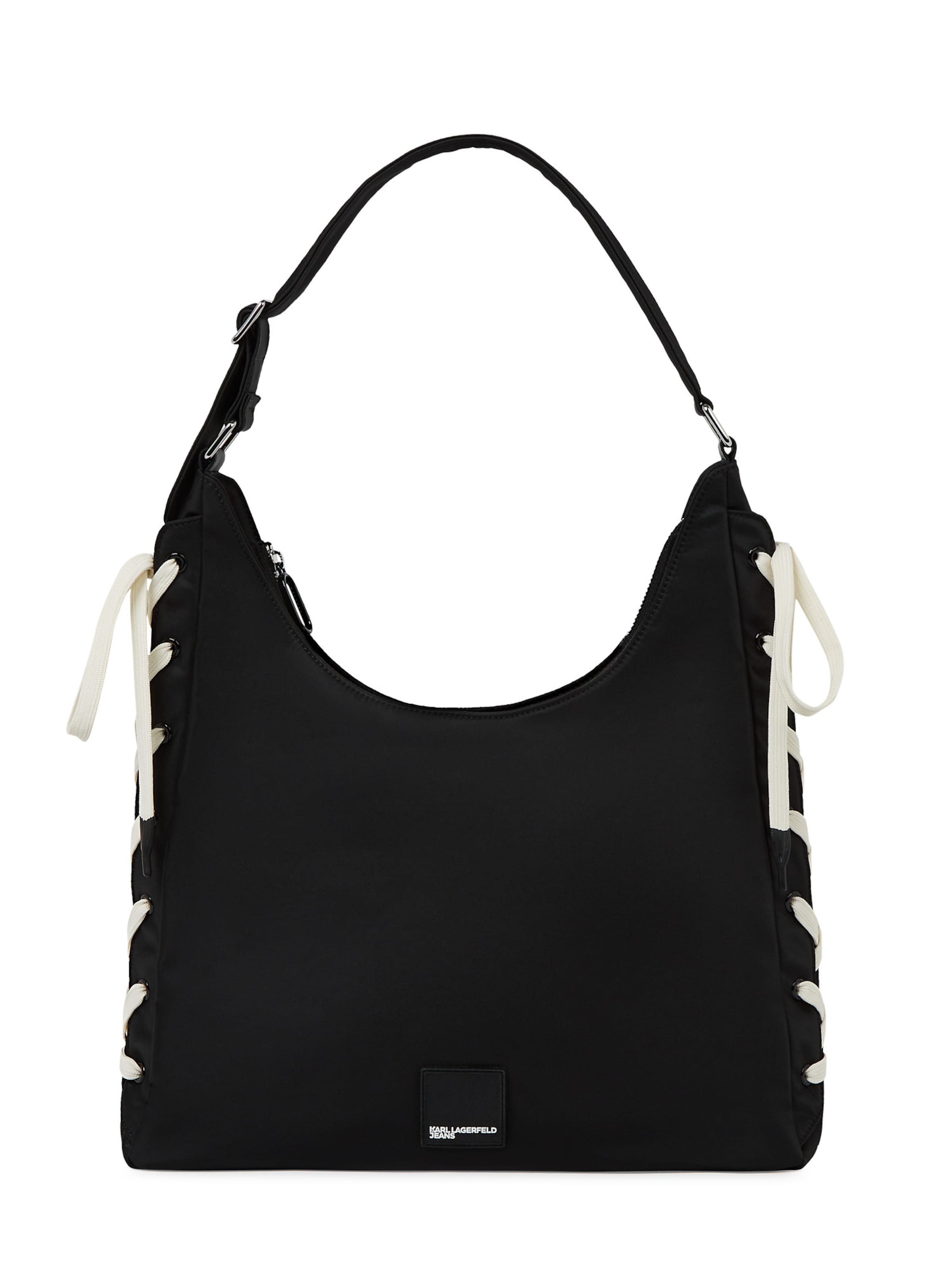 Borsa a spalla di KARL LAGERFELD JEANS in nero: frontale