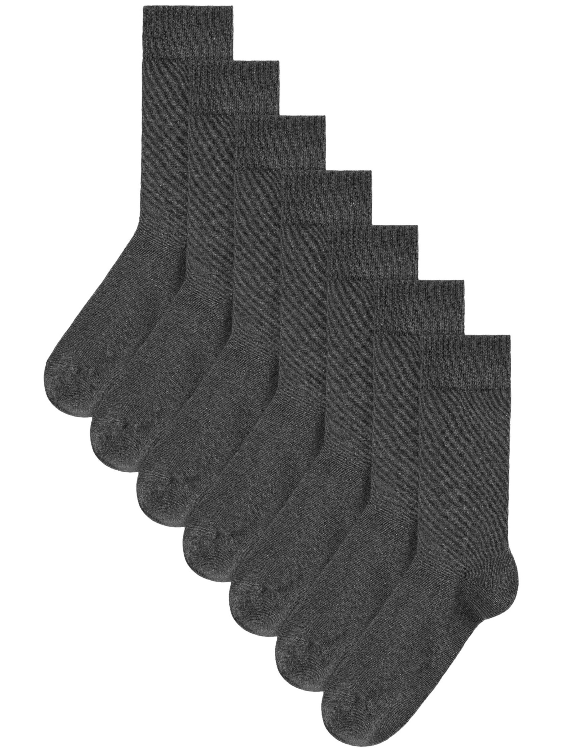 Next Socken in Grau: Vorderseite