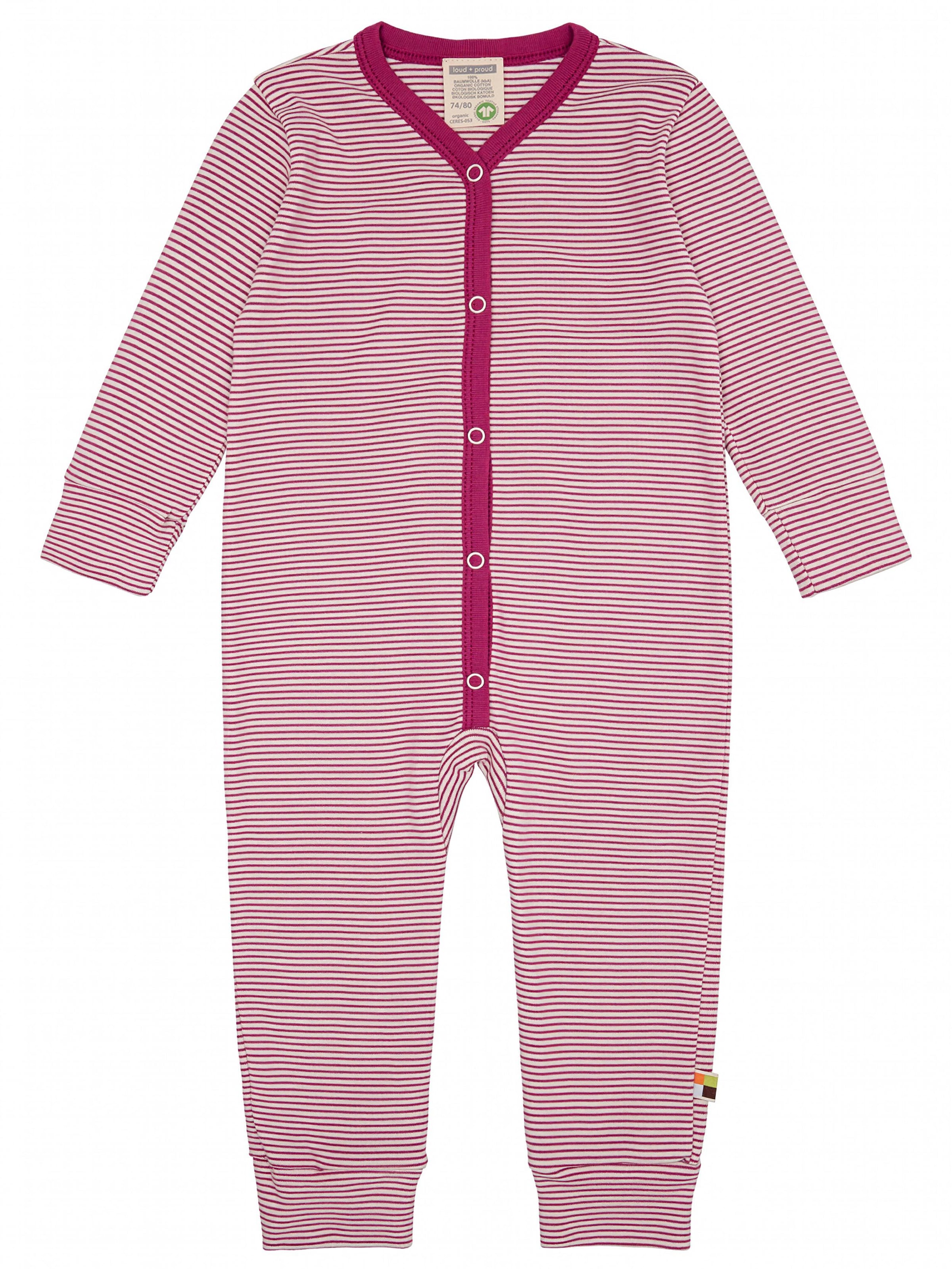 loud + proud Schlafanzug‌‌‌‌‌ in Pink: Vorderseite