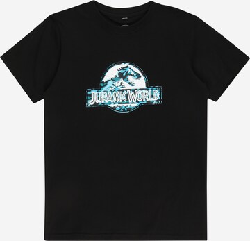T-Shirt 'Jurassic World' Mister Tee en noir : devant