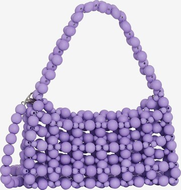 myMo at night Handbag in Purple: front