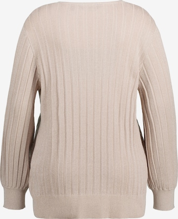 Ulla Popken Pullover in Beige