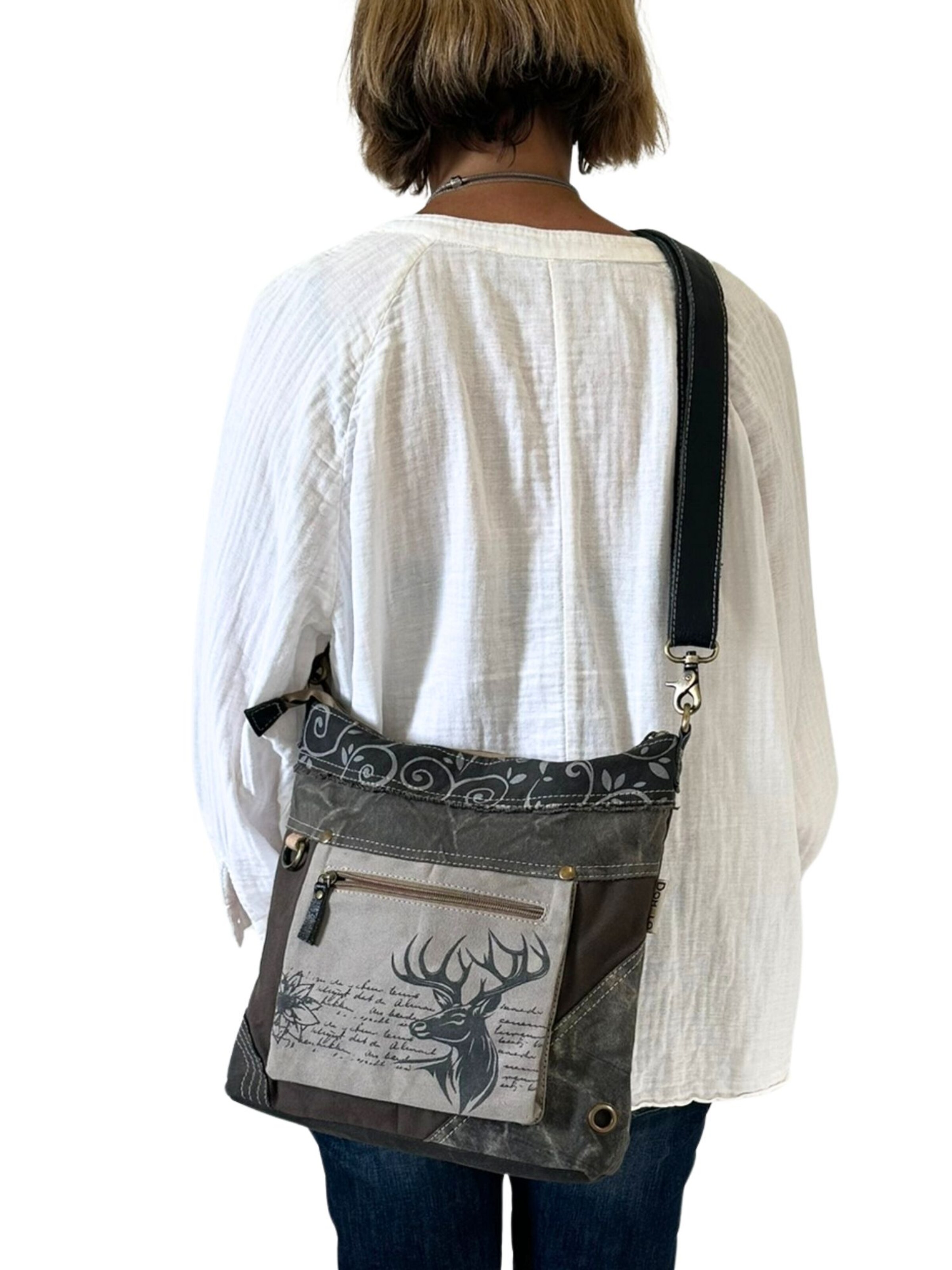 DOMELO Crossbody Bag 'Domelo' in Grey